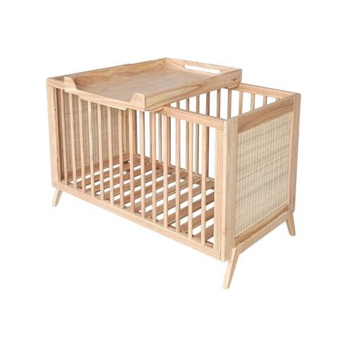 Lit bébé évolutif 60x120 MARELIA BOIS Naturel - THEO