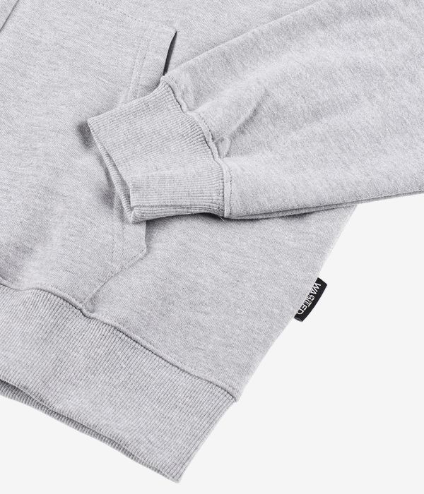 Wasted Paris Dark Pitcher Zip-Hoodie (ash grey)