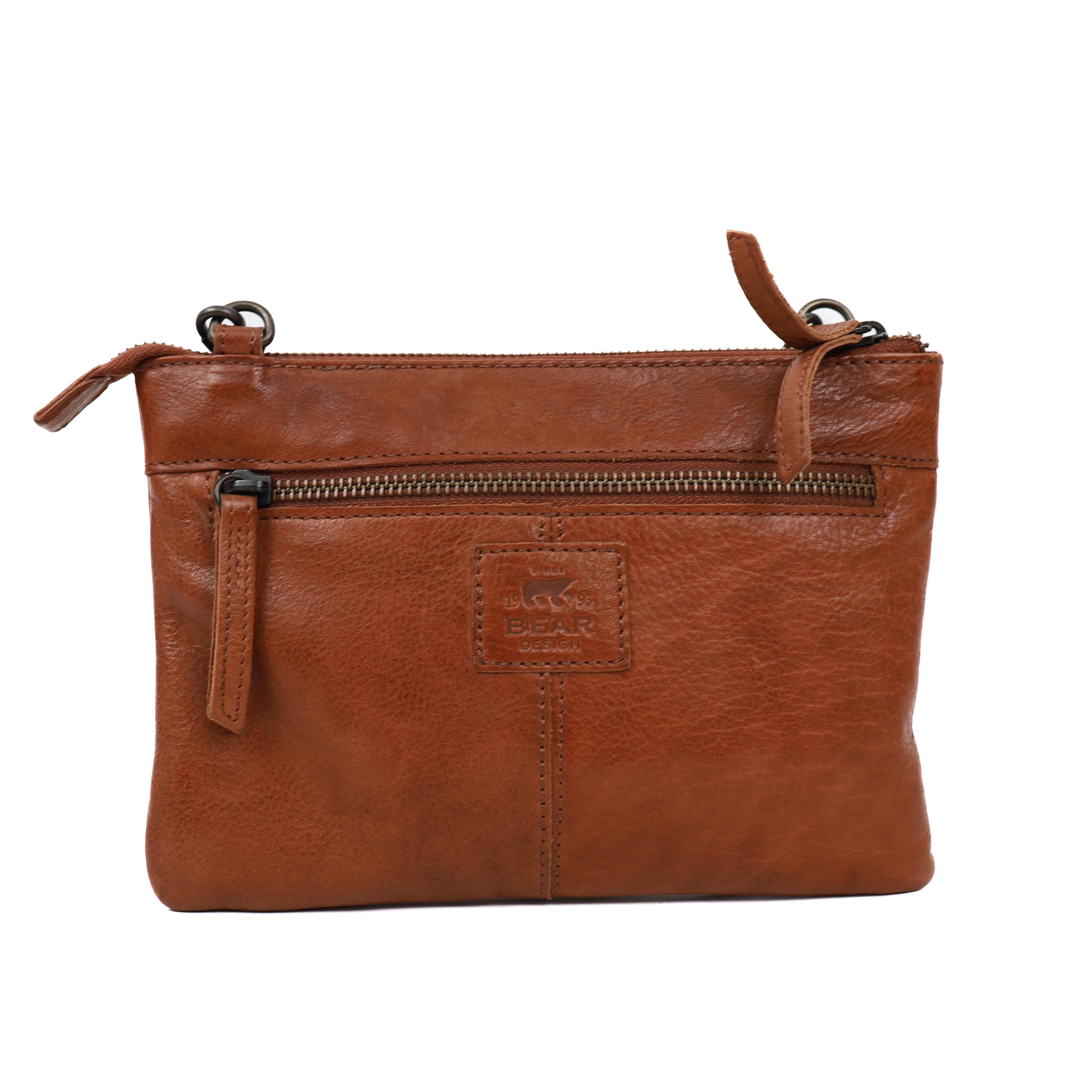Schoudertasje Cognac - BL 41317