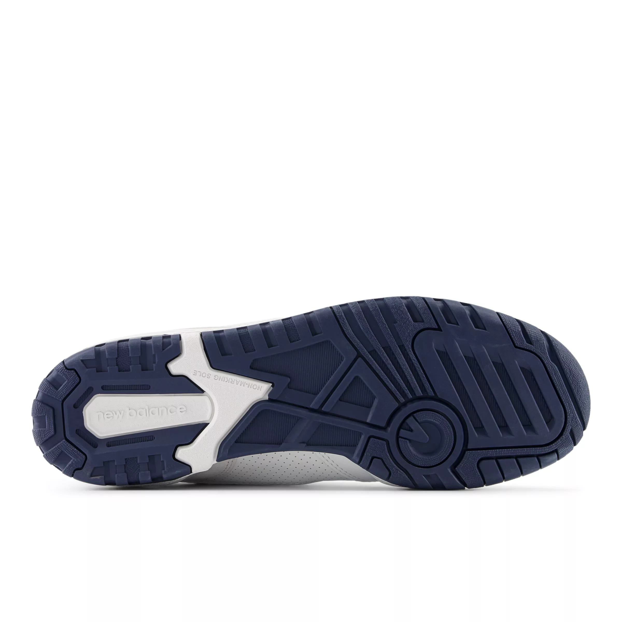 550 White con NB Navy e Quarry Blue