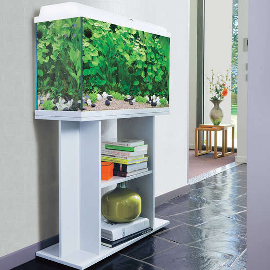 Meuble d'aquarium Aquadisio 80 blanc
