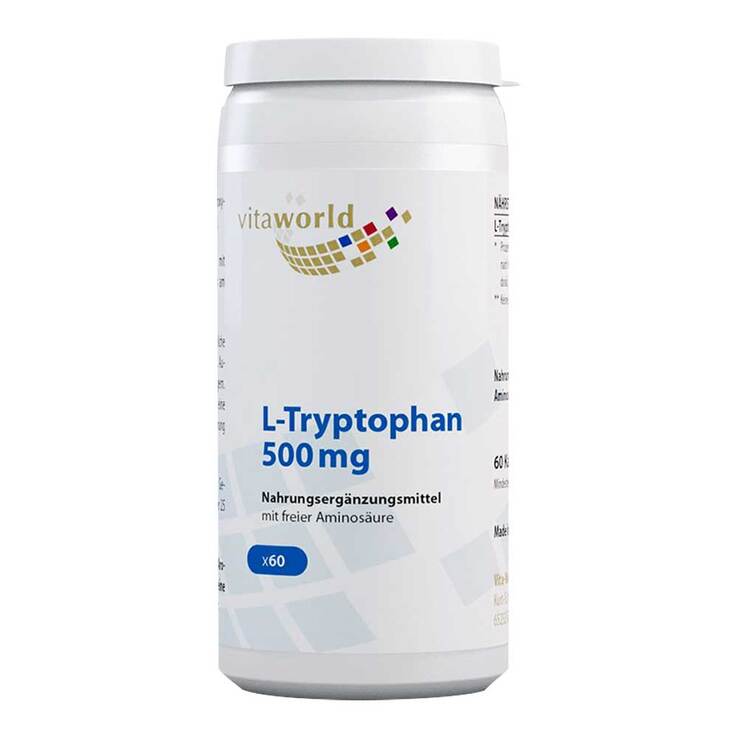 L-Tryptophan 500 mg Kapseln, 60 St