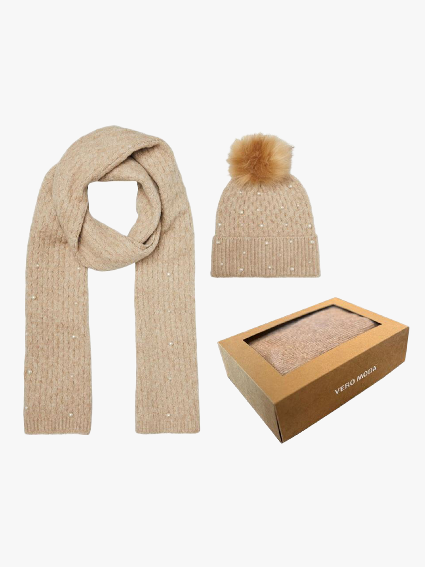 Maddie 2-Piece Embellish Beanie-Scarf Giftbox