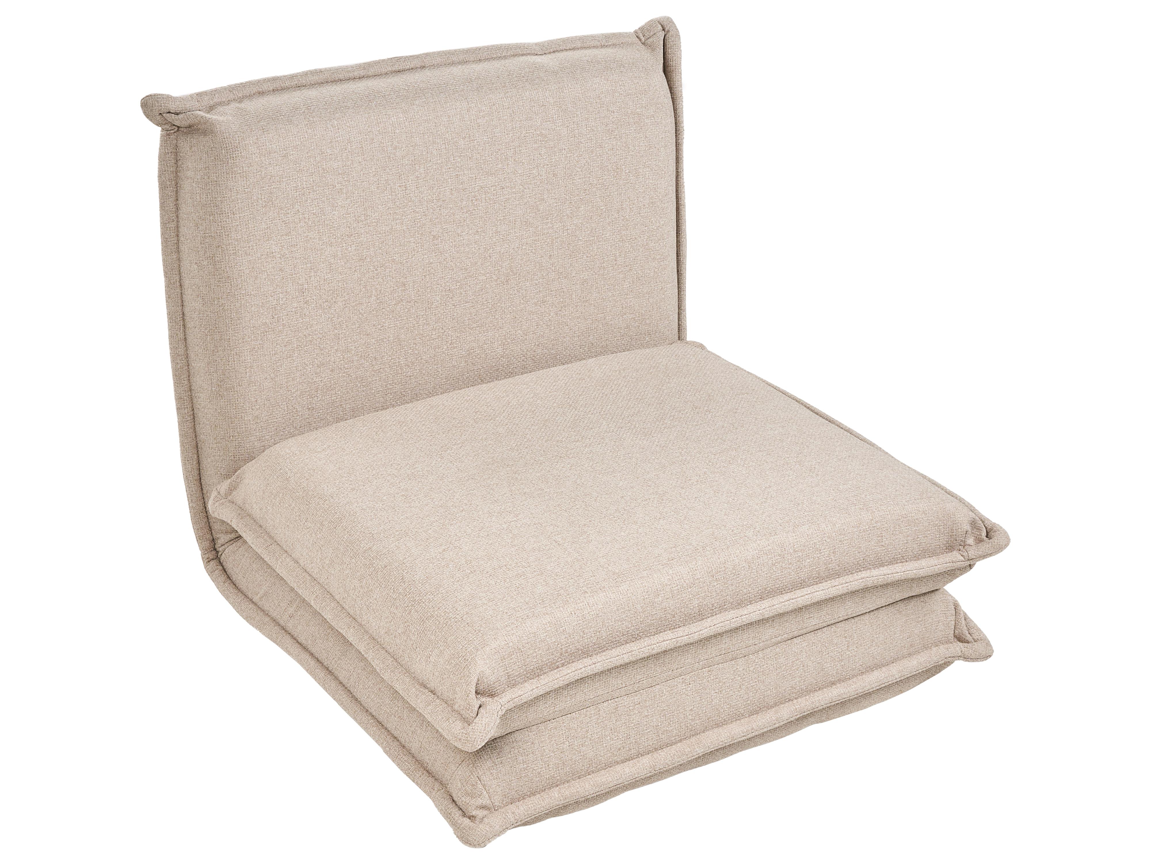 Eenpersoons slaapbank DELLEN Stof Beige