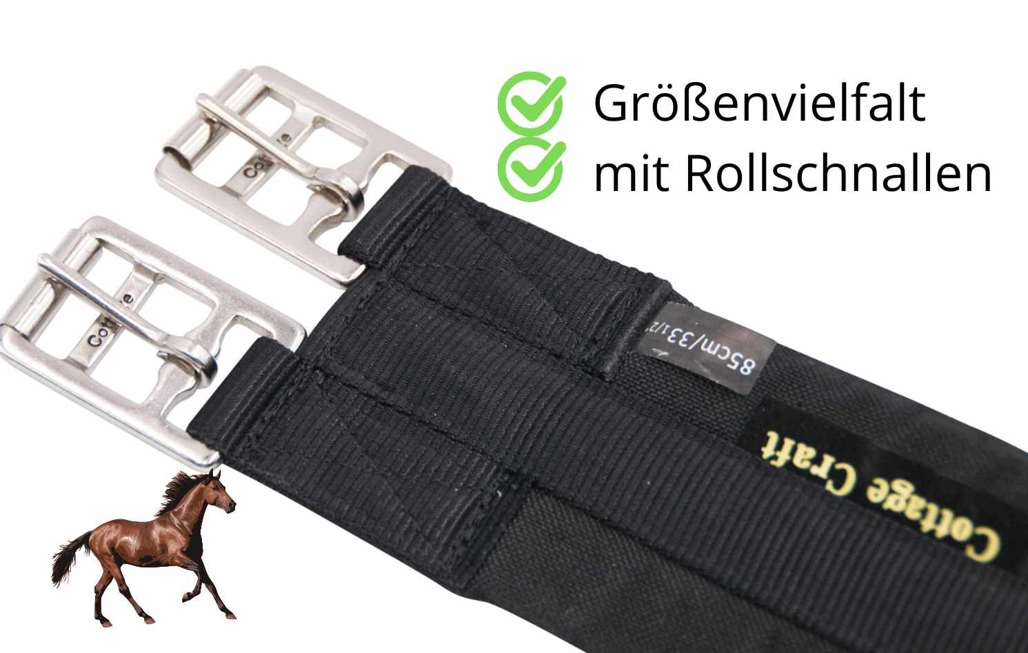 Airflow Sattelgurt aus Baumwolle