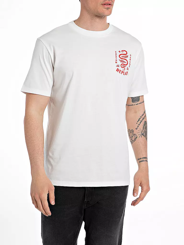 REPLAY T-Shirt weiss