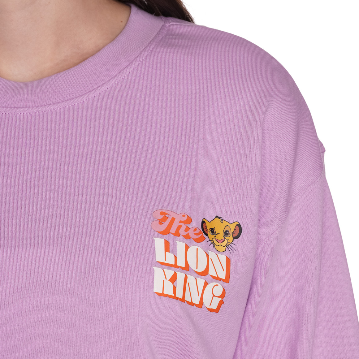 Gina Benotti Disney Classics Sweatshirt mit großem Motiv lila