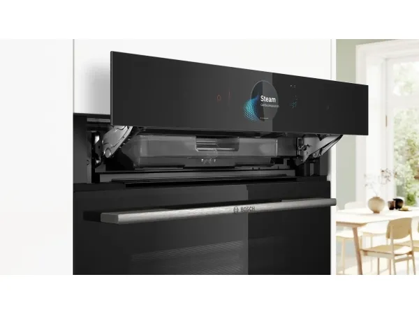 Bosch Serie 8 HSG738DB1, Medium, 71 L, 30 - 250 °C, Grill, Pizza, Hydrolytisk, Sort