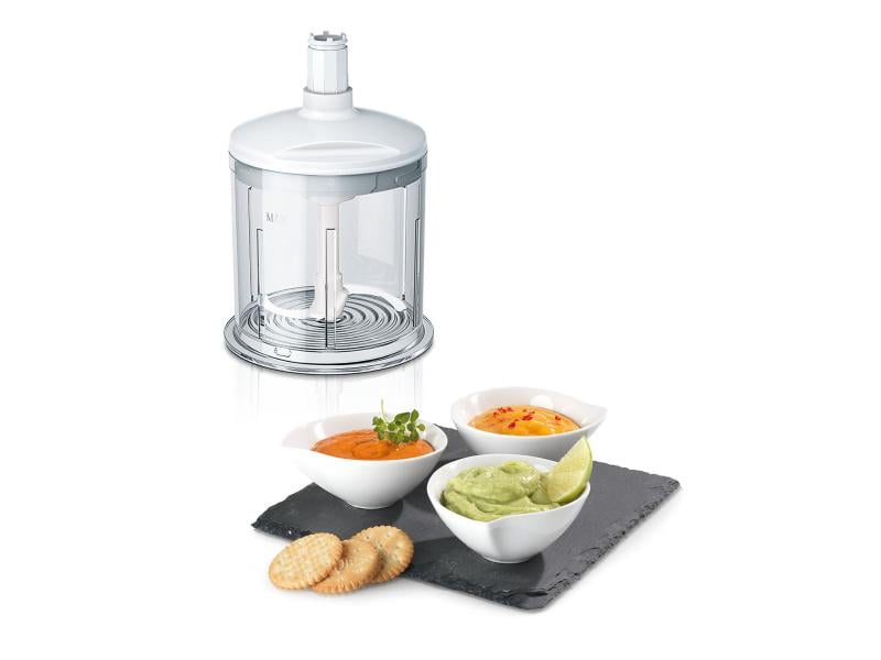 Bosch Handmixer MFQ4080 Weiss/Silber Handrührer-Set
