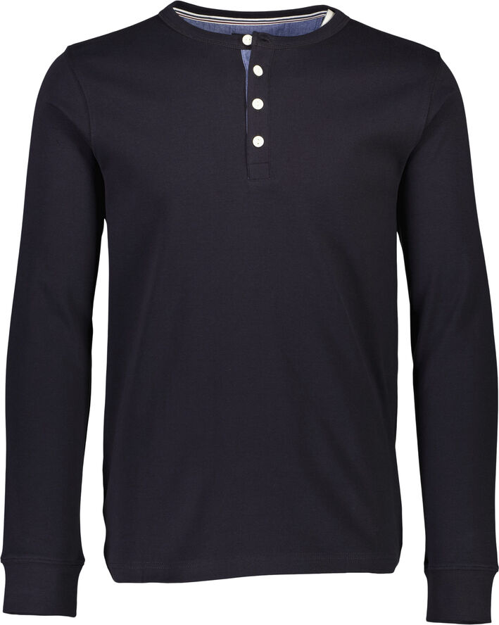 Lindbergh Solid granddad L/S Sort
