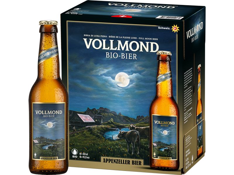Appenzeller Bier Bier Vollmond Bio 6 x 0.33 l Spezialitäten
