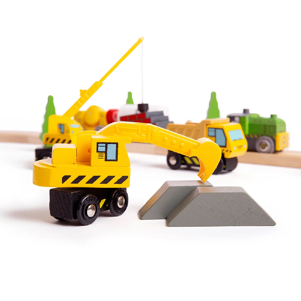 Bigjigs Rail Véhicules de chantier
