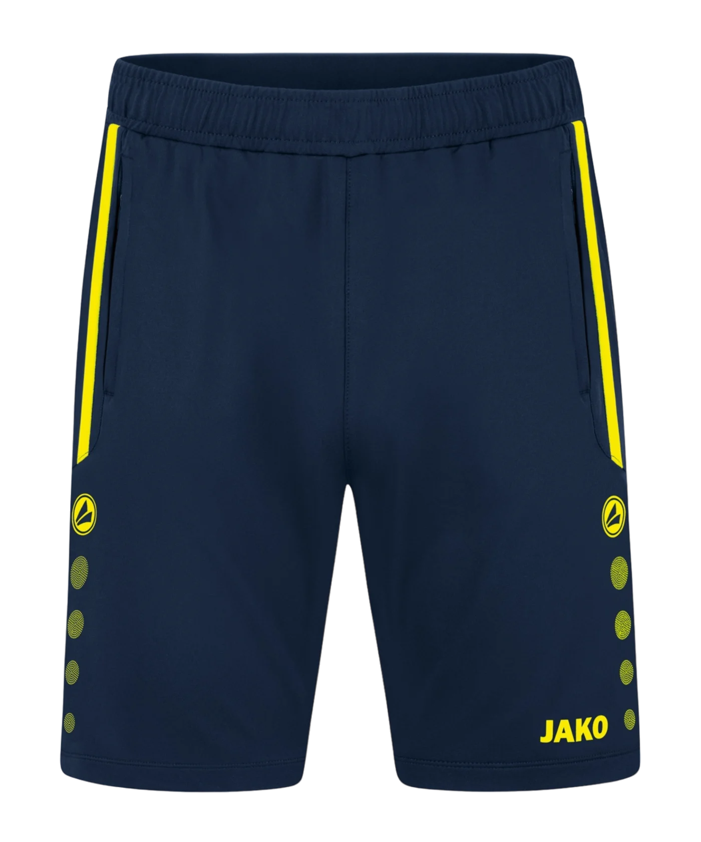JAKO Allround Trainingsshort Damen Blau Gelb F904