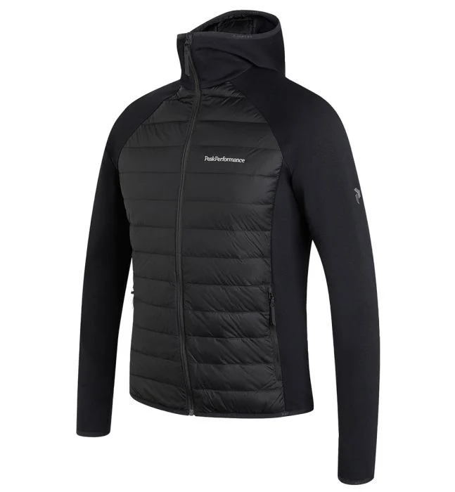 Down Hybrid Hood Jacket Men herrejakke