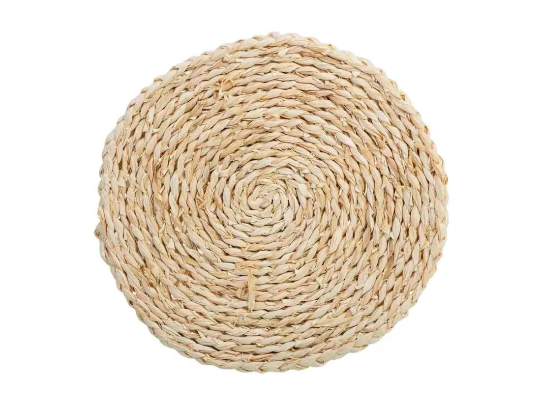 Set de table tressé en fibre de maïs