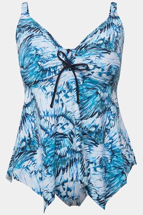 Tankini, Flügel, Cut-Out, Softcups, Zipfelsaum