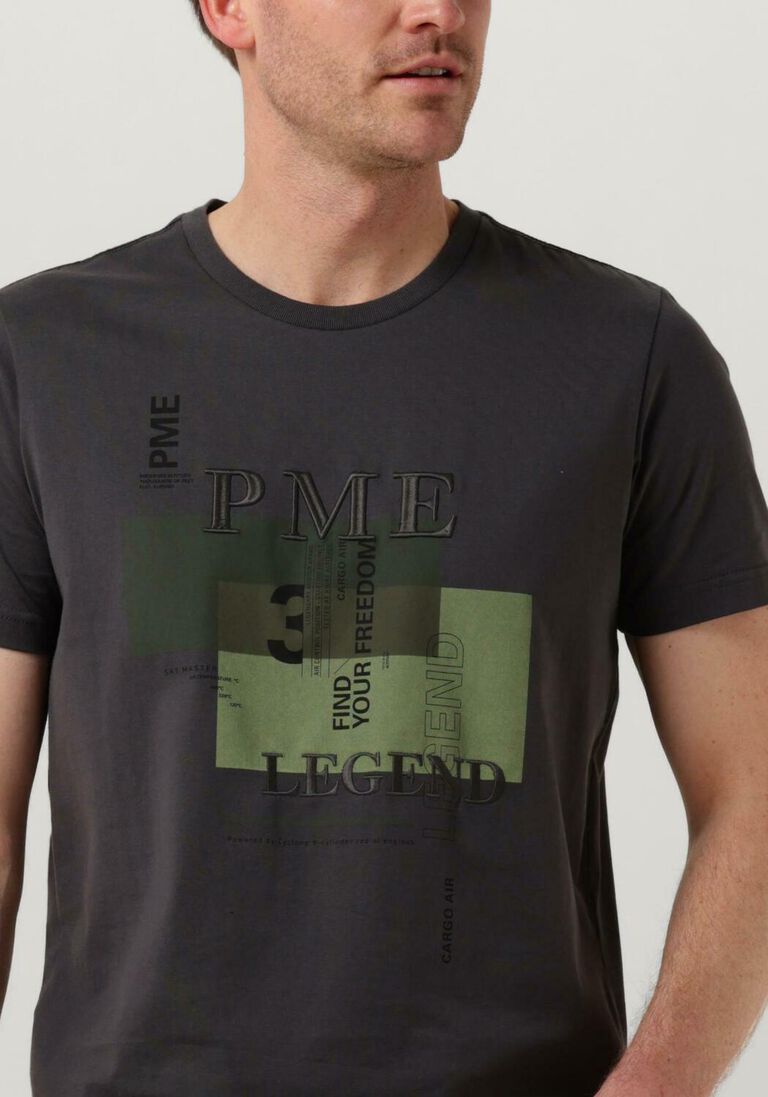 PME LEGEND donkerblauwe pme legend t-shirt short sleeve r-neck single jersey mercerised