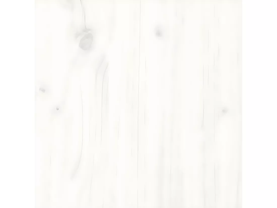 Tête de lit blanc 160 cm bois massif de pin