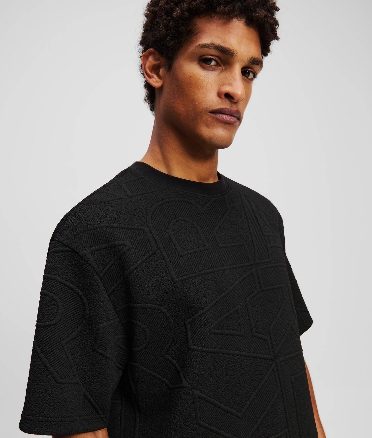 T-SHIRT AVEC LOGO KARL - Noir