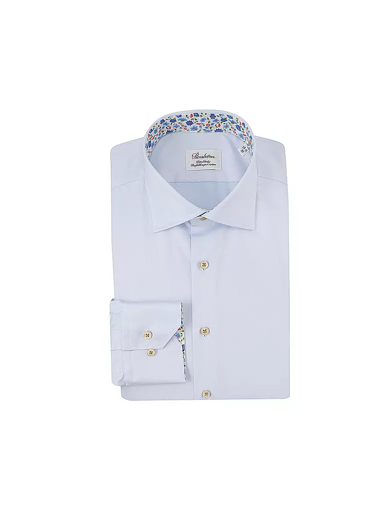 STENSTRÖMS Hemd Fitted Fit hellblau