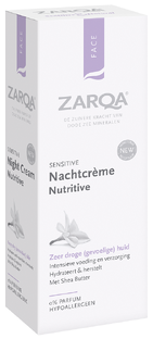 Zarqa Nachtcrème Nutritive Sensitive 50ML