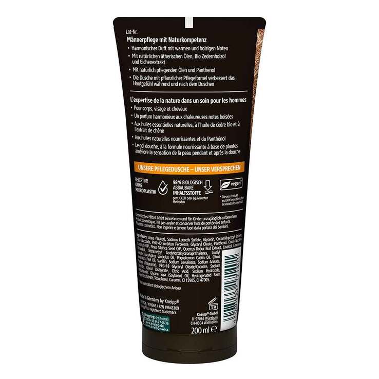 Kneipp Men 3in1 Pflegedusche Kraftvoll, 200 ml