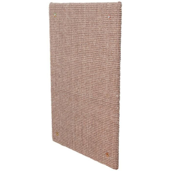 Griffoir xxl - tapis en sisal / catnip - 50 x 70 cm - taupe - pour chat