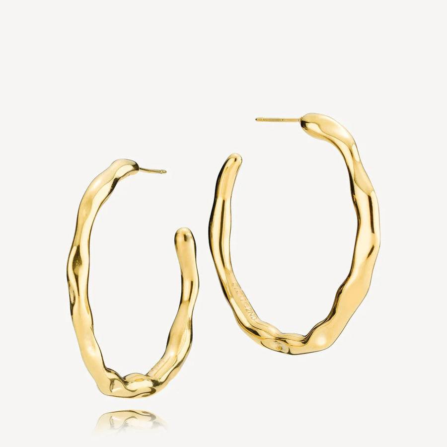Sistie2ND Gabi X Sistie2ND Hoops Large Gold Plated 38mm