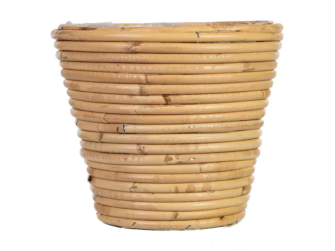 Panier rond en bambou 20x20x17h cm