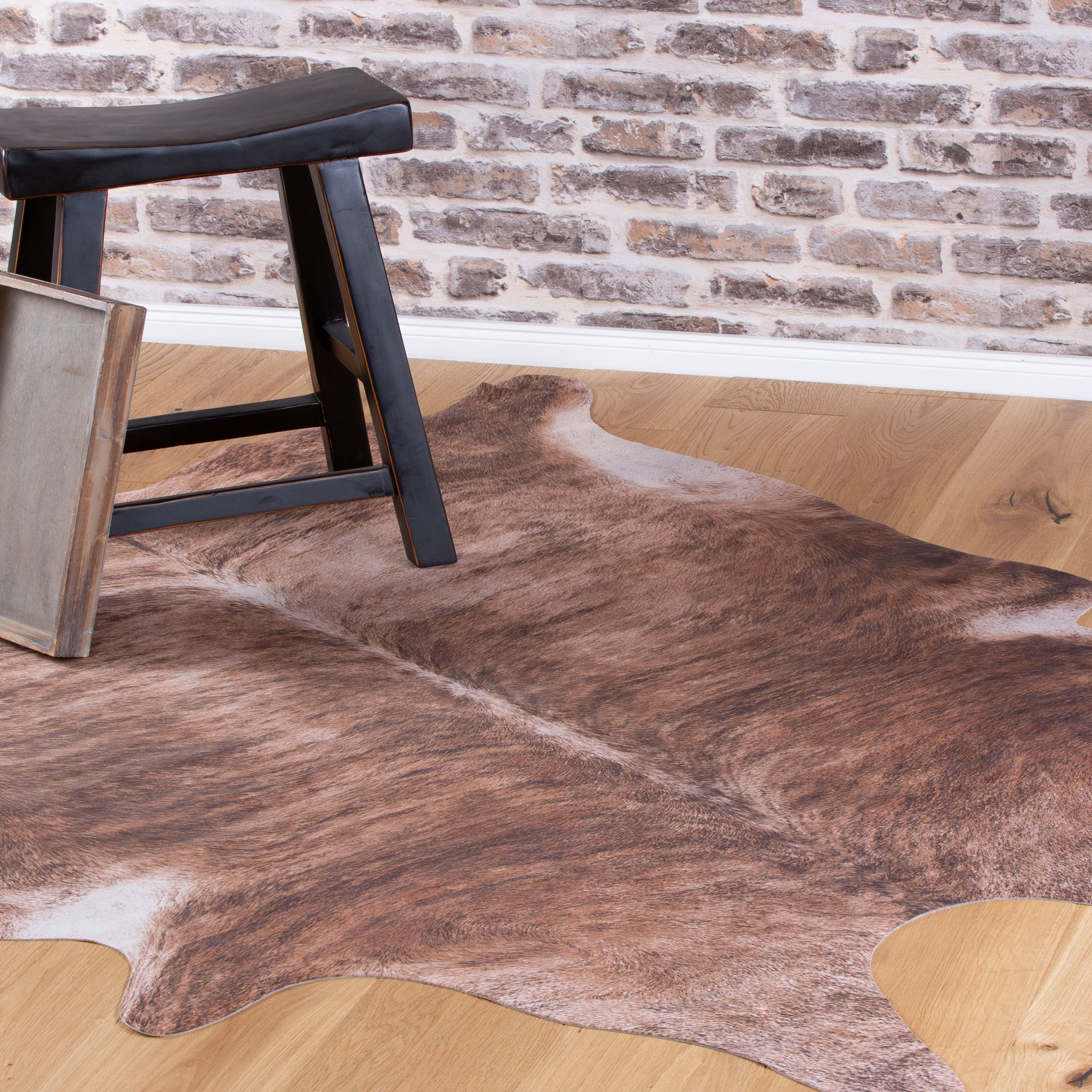 Vloerkleed 194 Brown Toledo B155 x D190 x H0.5 cm