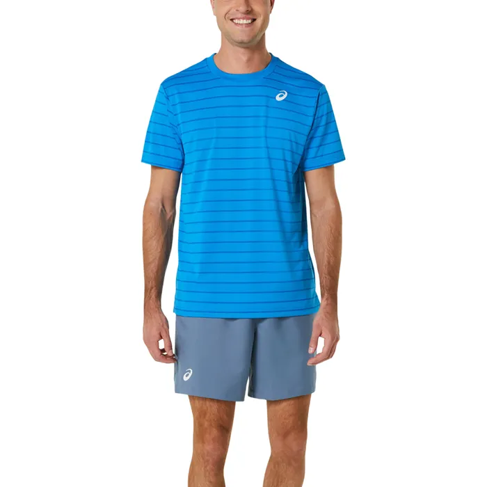 Asics Court Stripe SS Shirt Heren