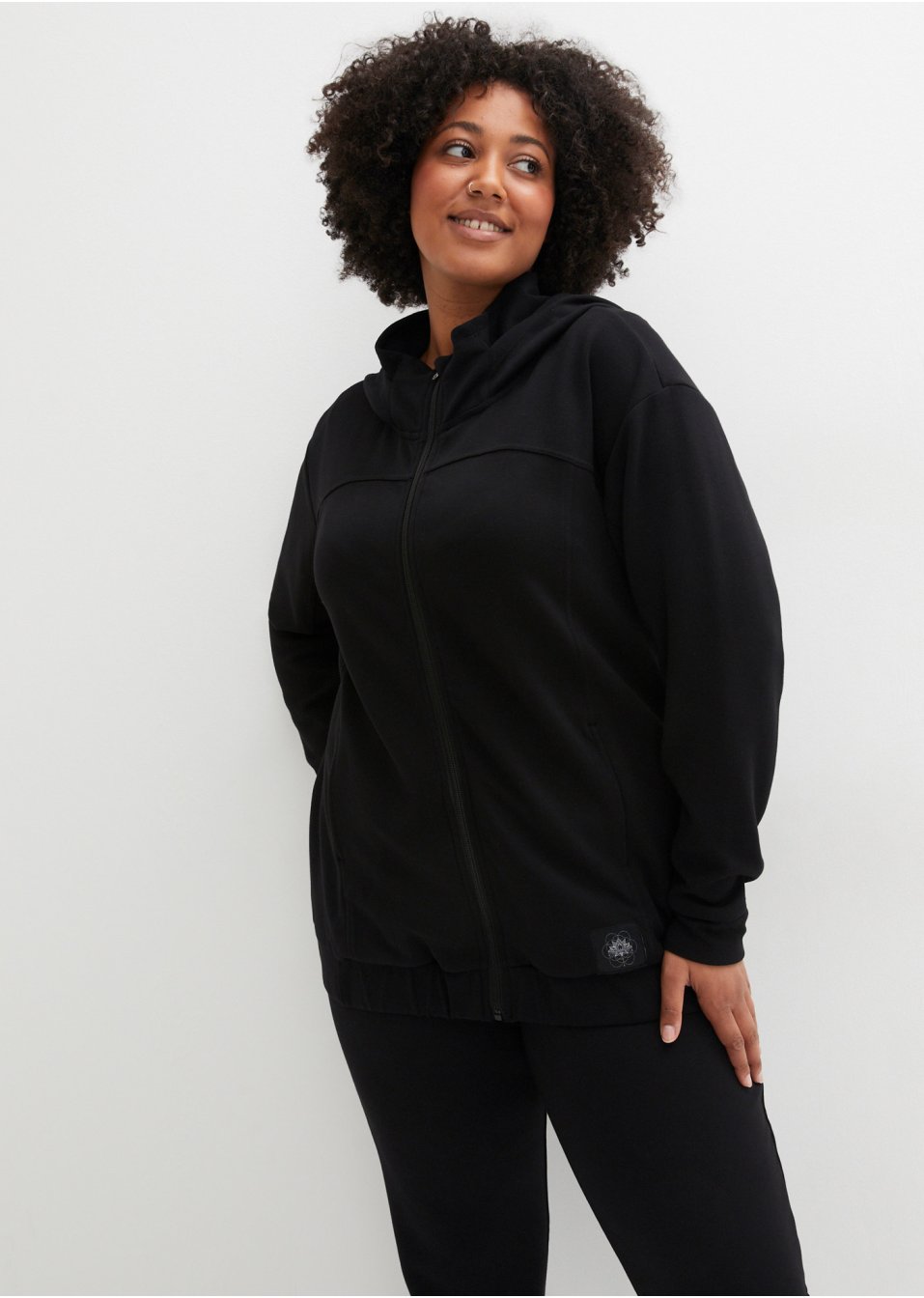 Gilet sweat à capuche ultra soft avec modal