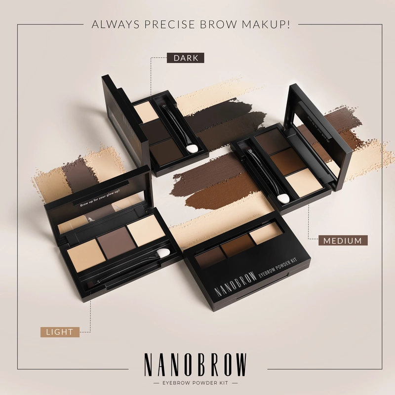 Nanobrow Eyebrow Powder Kit 4 gr. - Medium