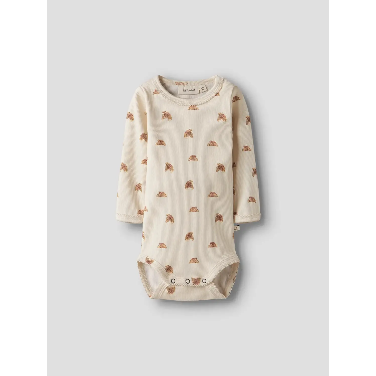 Lil ' Atelier | NBFLAVO EGI LS SLIM BODY LIL | Turtledove CROISSANT