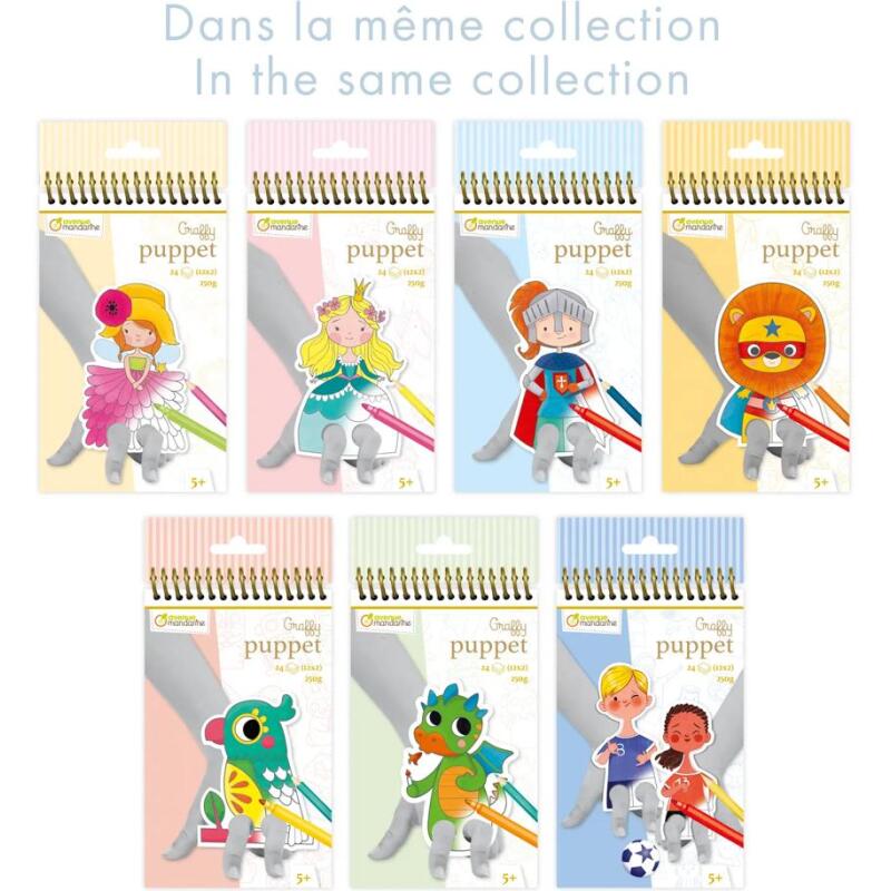 Graffy Puppet, Animaux Super Héros - Jaune