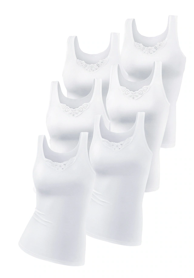 petite fleur Unterhemd , aus reiner Baumwolle, Tanktop, Unterziehshirt