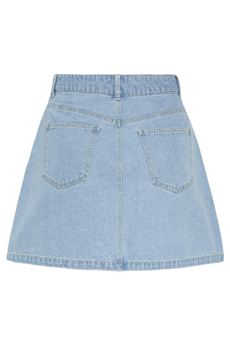 Pieces blauwe dames rok