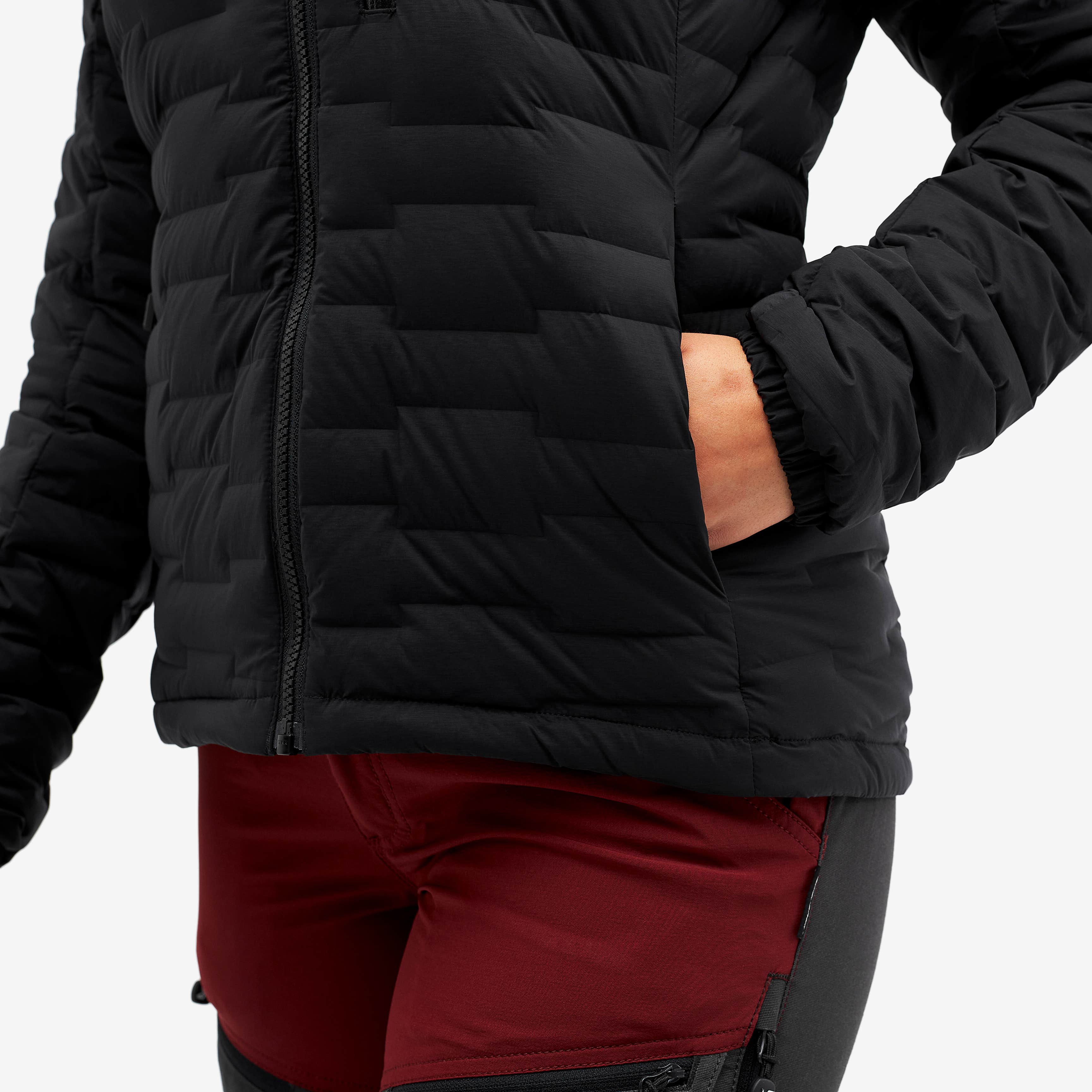 Flex Stretch Down Jacket Dame Black