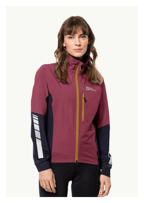 Veste Imperméable Jack Wolfskin Morobbia 2.5L Rouge Femme