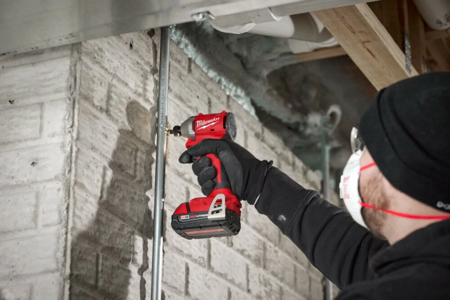 Milwaukee M18 BLIDR-0X 18V Li-ion accu slagschroevendraaier body in HD Box - 190Nm