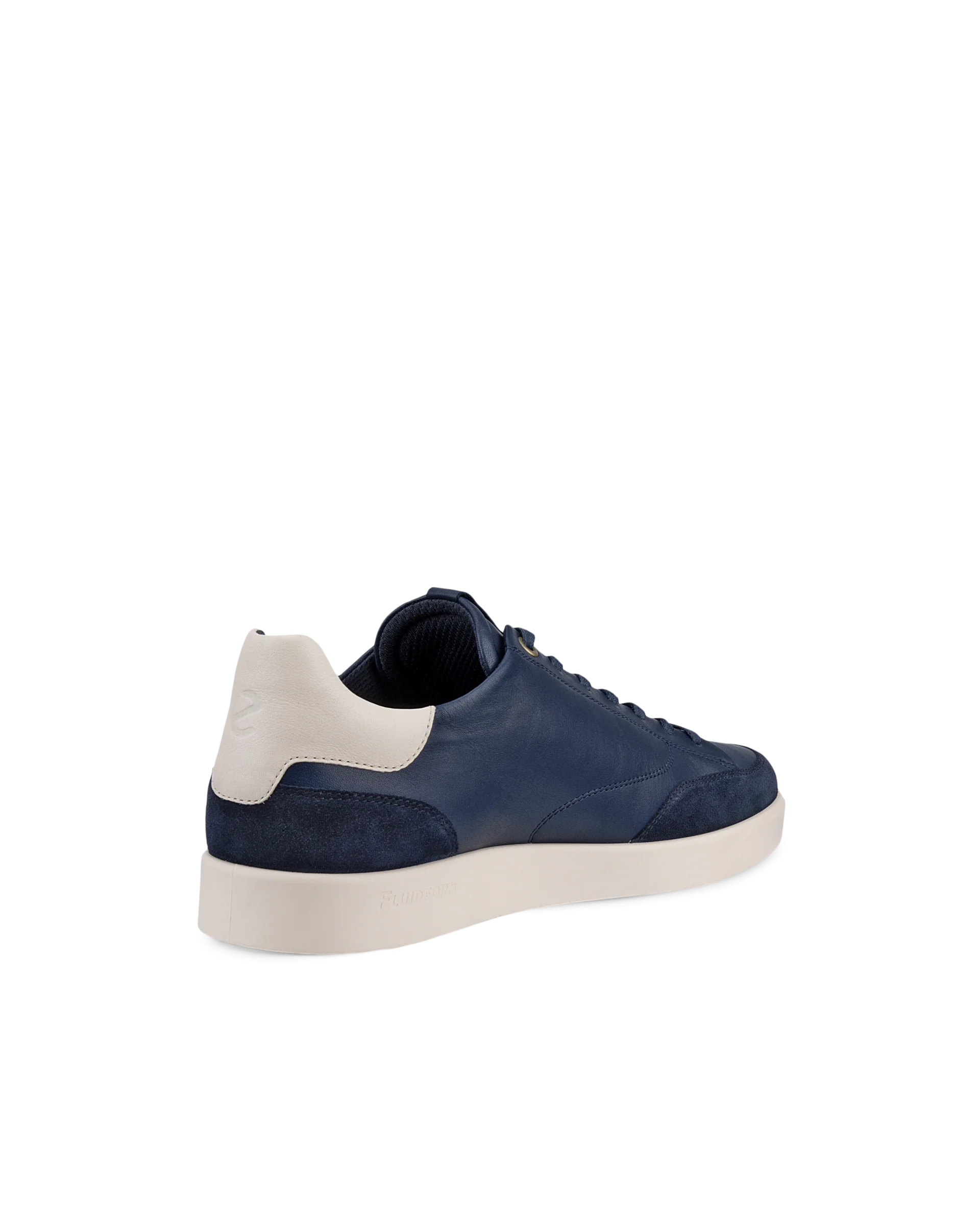 ECCO STREET LITE M Herren Ledersneaker Blau