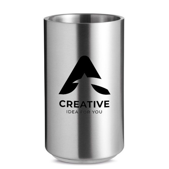 GiftRetail MO7890 - COOLIO Seau à champagne en acier inox
