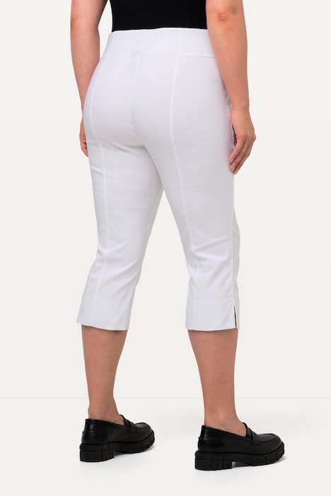 Bengalin-Capri, hochelastisch, knitterarm, Gummibund