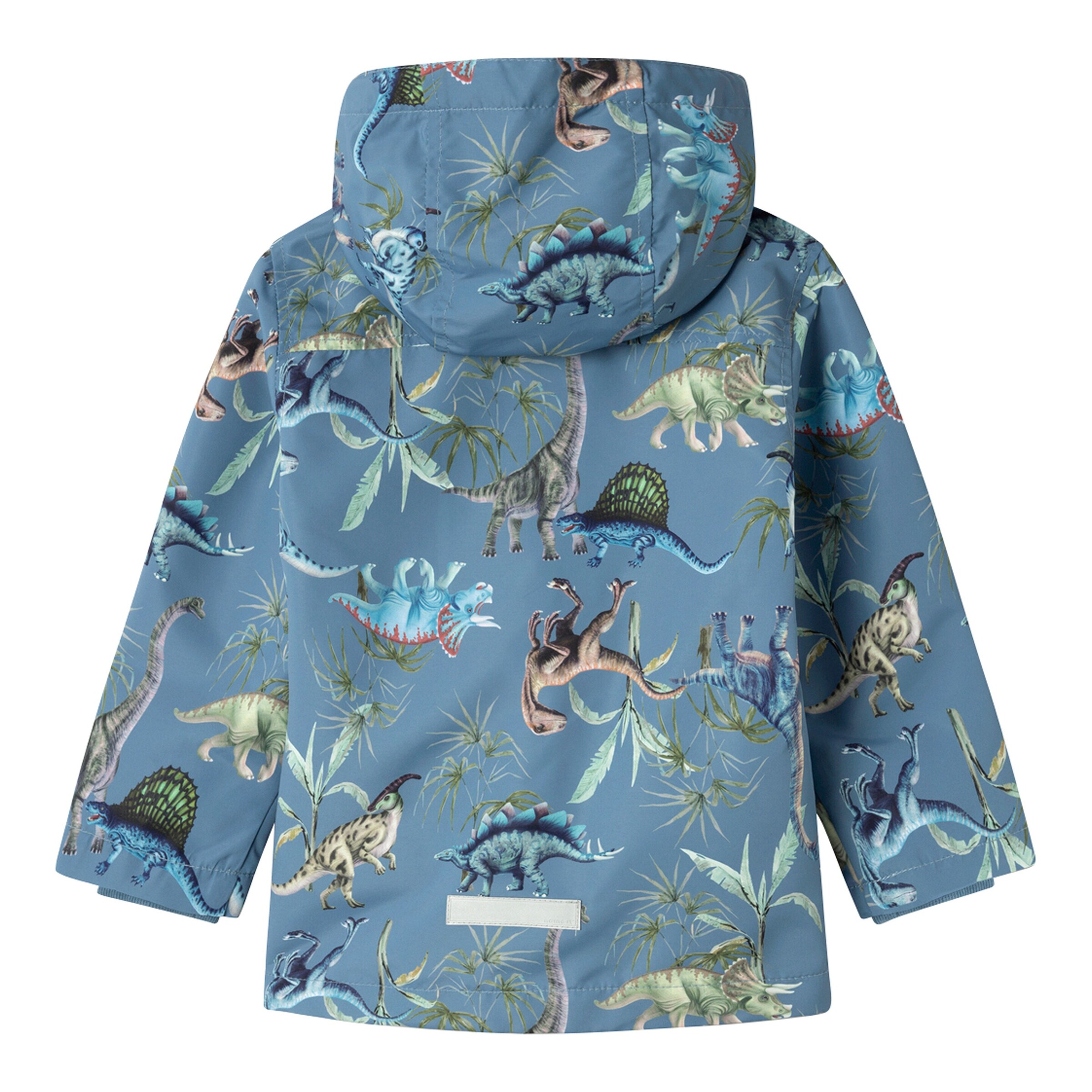 NAME IT Windbreaker mit Kapuze Dinos blau/bunt