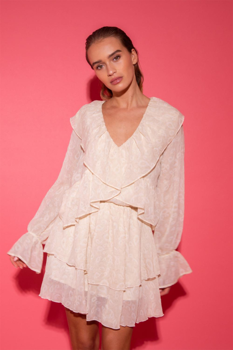 Studio Amaya beige dames rok