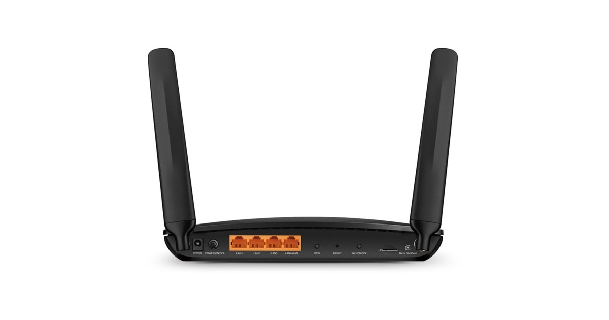 TP-Link4G+ Cat6 AC1200 Draadloze Dual-band Gigabit Router Archer MR600 wlan lte router  (Zwart, micro-SIM | Mifi | zonder accu)