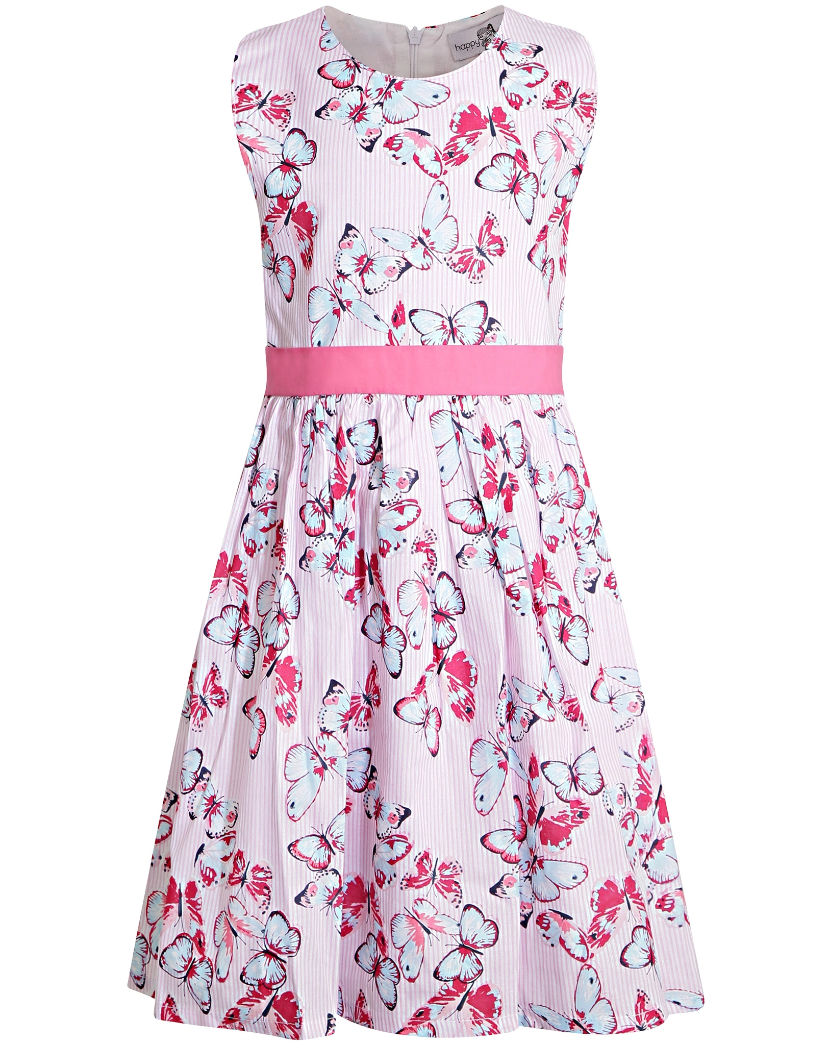 Kleid SCHMETTERLINGE ärmellos in pink
