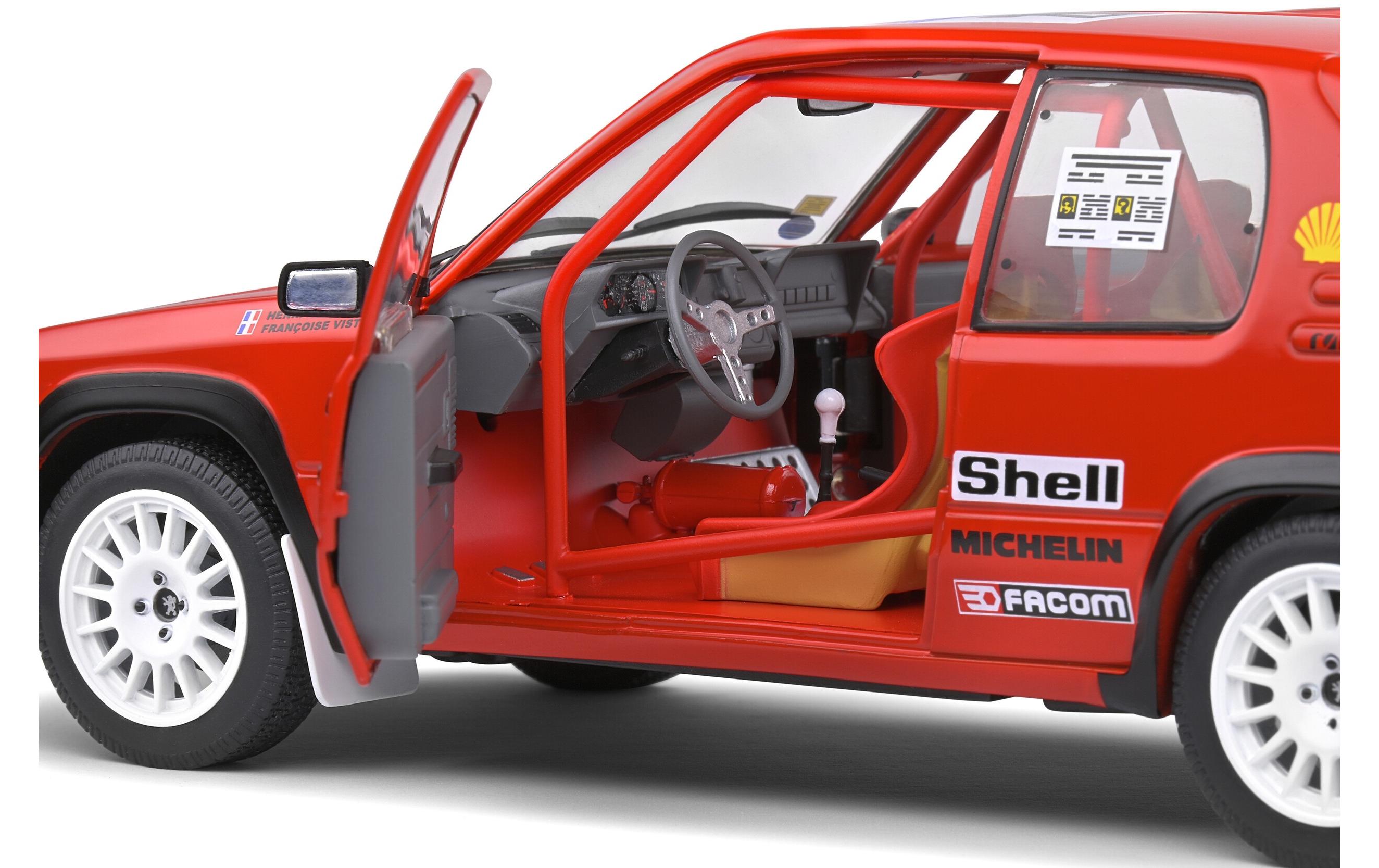 Rennwagen Peugeot 205 Rallye #26 1:18Peugeot 205 Rallye Tour de Corse 1990 #26, Henri Devin / F.Viste, Rot