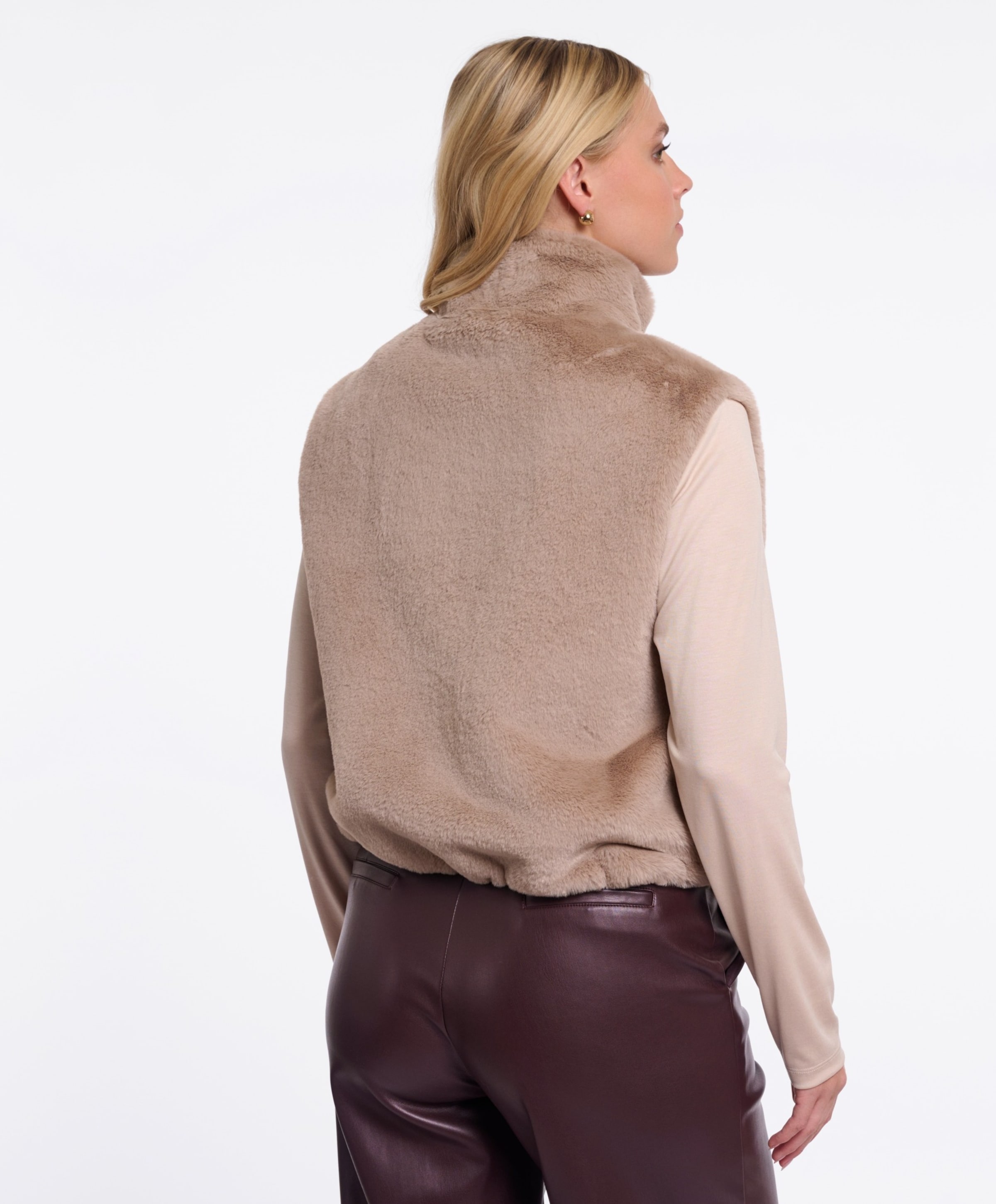 Rino & pelle Dames gilet beige