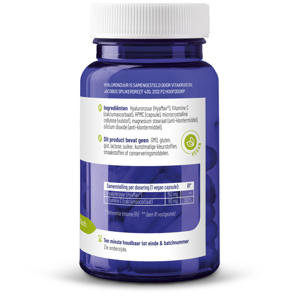 2x Vitakruid Hyaluronzuur 15060 vegacapsules